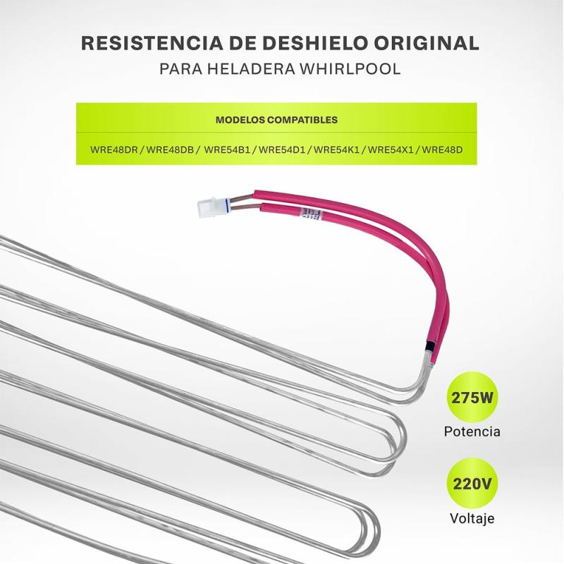 Resistencia Heladera Whirlpool 240v Wre54 D1 Wre54 K1 Wre54