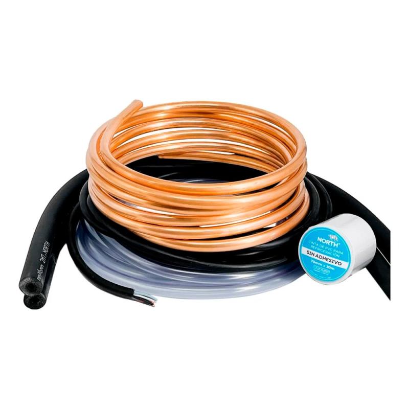 Kit Instalacion Aire Acondicionado Caños 3/8 5/8 X10 Metros