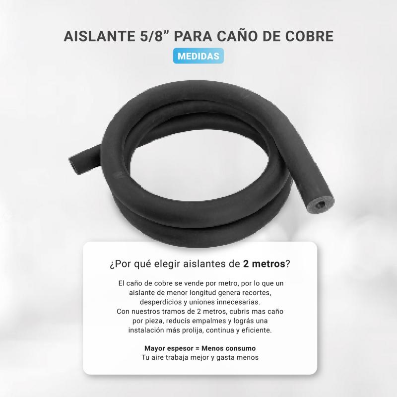 Aislante Aire Acondicionado 5/8 Caja Cerrada X90 Unidades