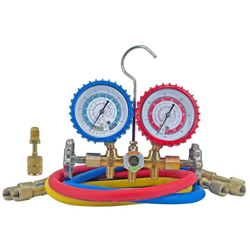 Kit Herramientas Refrigeracion Completo Manifold Mochila