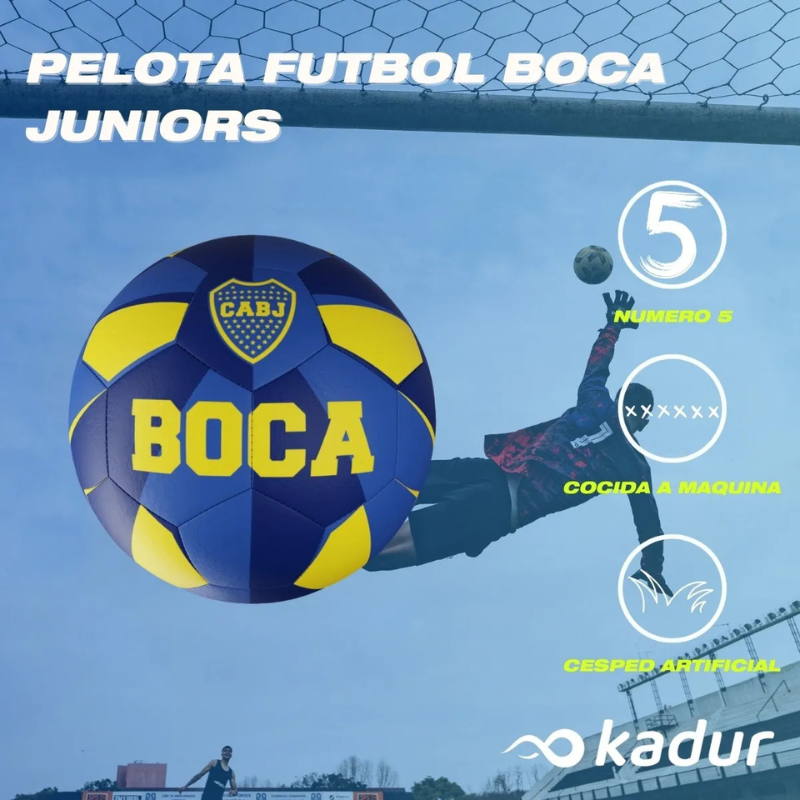 PELOTA DE FÚTBOL BOCA JUNIORS N° 5