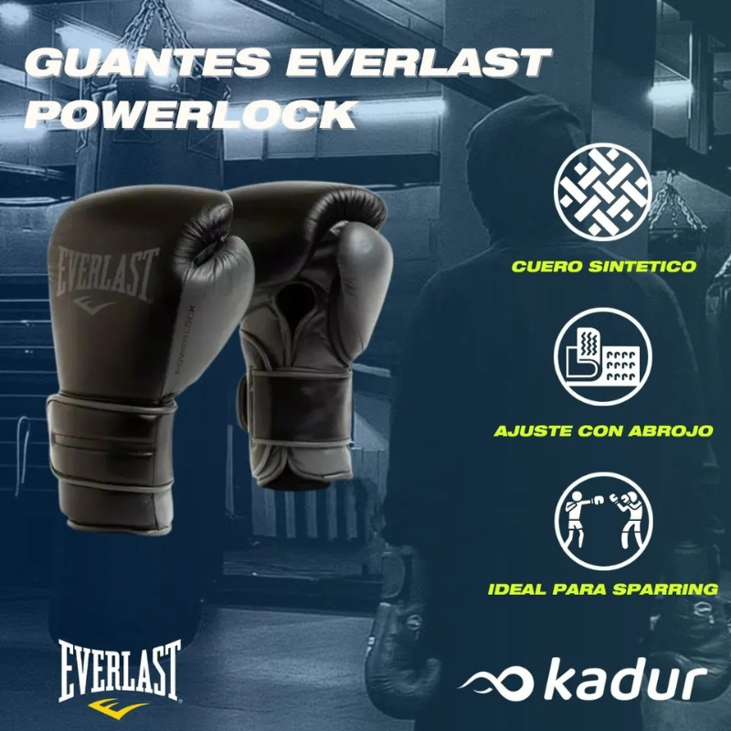 GUANTES EVERLAST POWERLOCK TRAINING