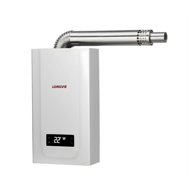 Calefón Balanceado Forz. Longvie Cbf15 Natural Pilotless 15l Blanco Gn