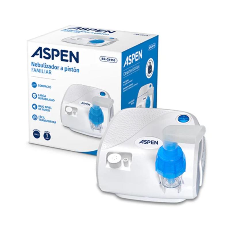Nebulizador Piston Aspen BR-CN116 Compresor Silencioso