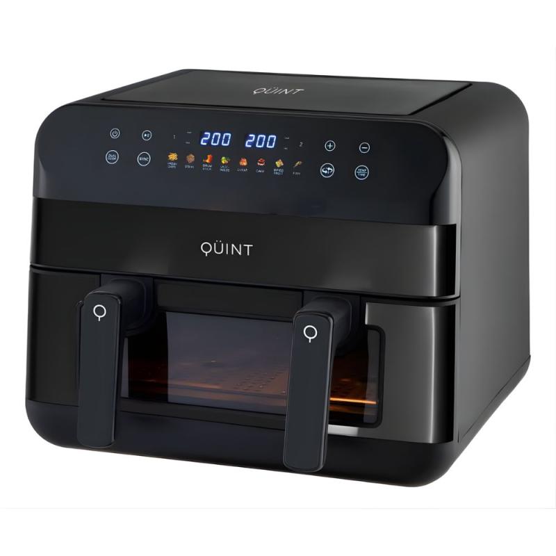 Freidora De Aire Quint FBX-ARS10LNV 10L Digital Doble Negro