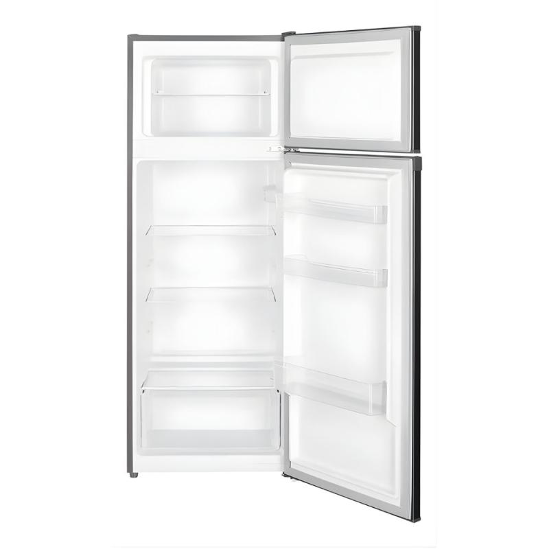 Heladera Con Freezer Cíclica Vondom TM248 252L Silver Plateado