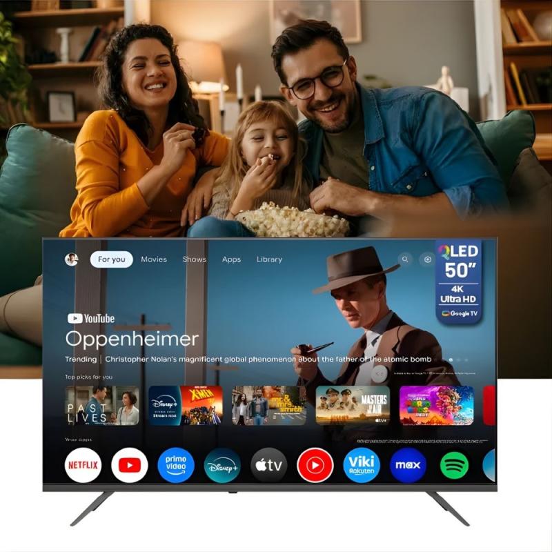 Smart Tv BGH B5026US7G 50 Pulgadas QLED UHD 4K Google TV