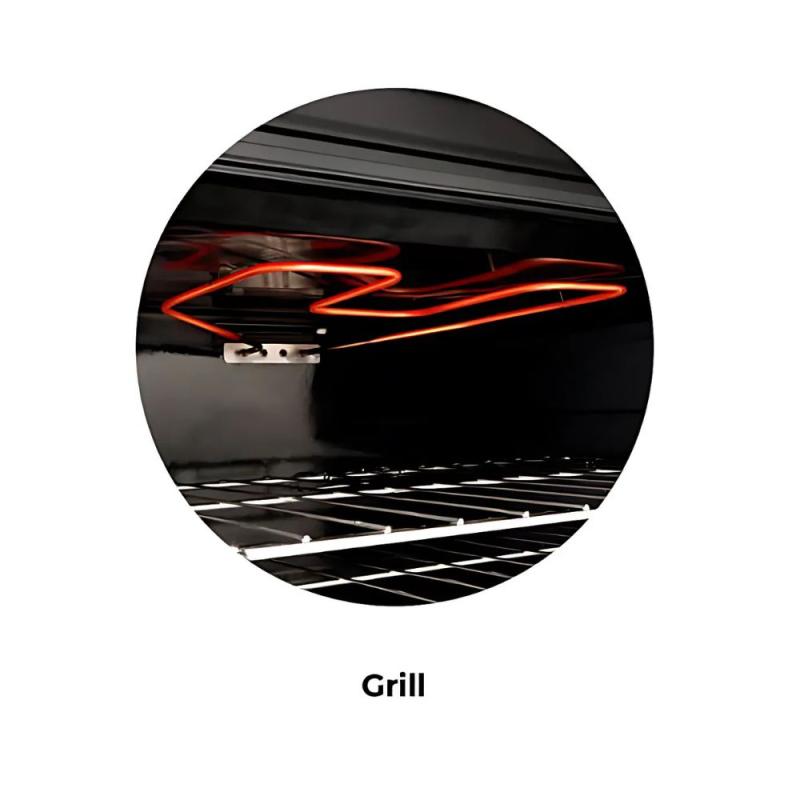 Horno Eléctrico Empotrable Longvie HE1500G Grill Negro