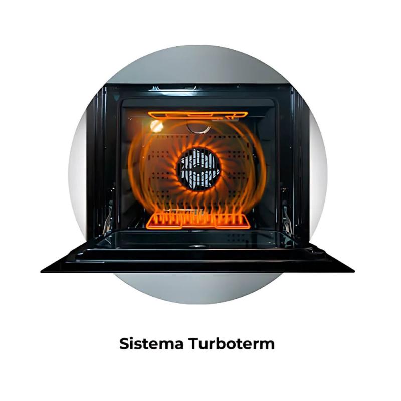 Horno Eléctrico Empotrable Longvie HE1500G Grill Negro