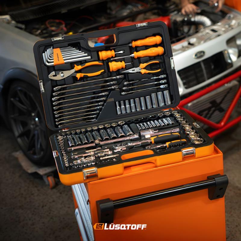 Juego Set De Herramientas Lusqtoff SHL150-9 Racing 150 Pzs