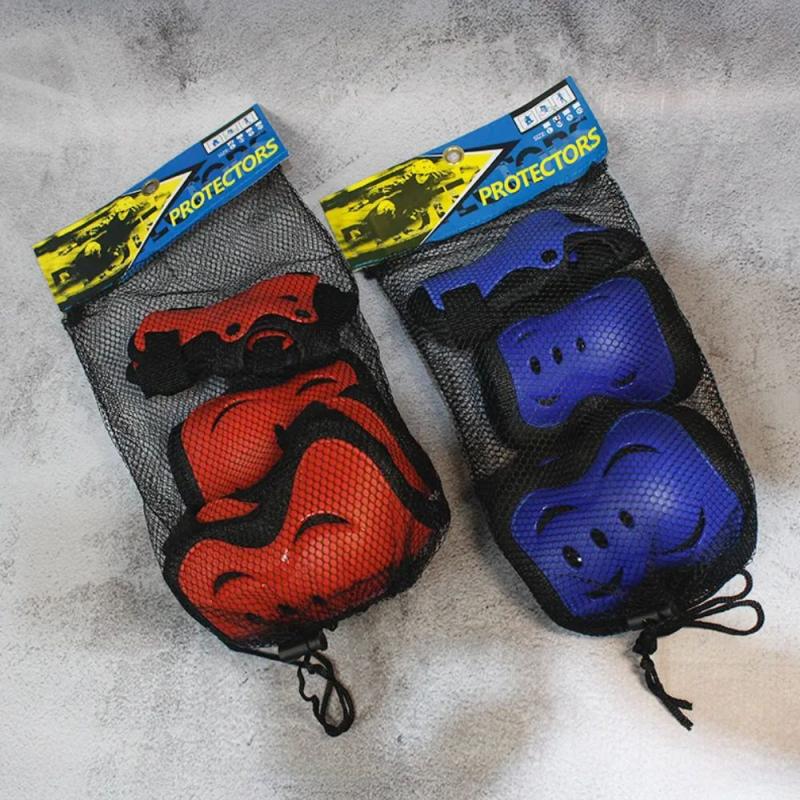 Set De Protectores Para Rollers Patin Skate Infantiles 6 Pzs