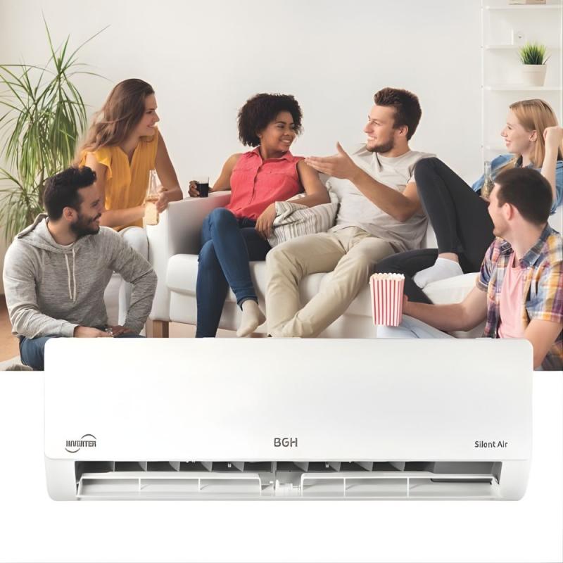Aire Acondicionado Inverter Bgh Bsi37wcnx Frío/calor 3700w Blanco