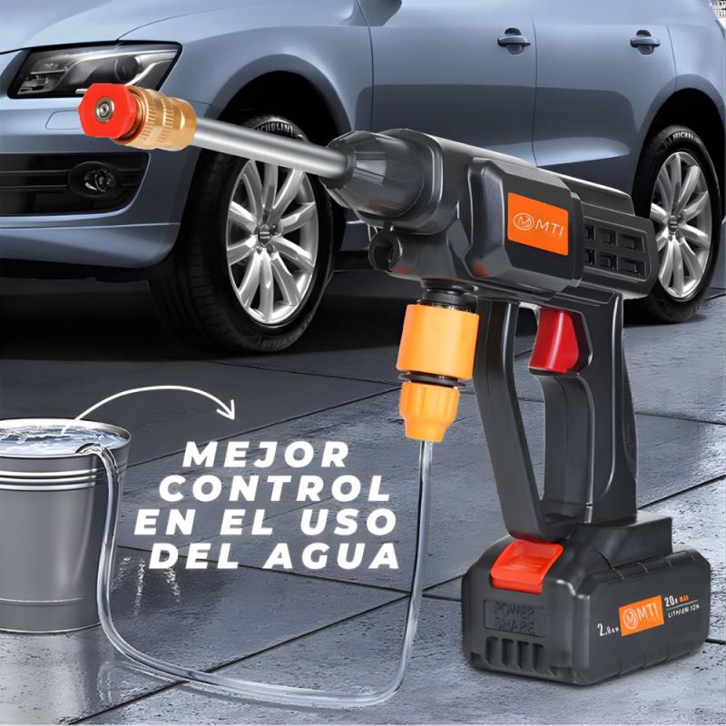 Hidrolavadora Eléctrica Portátil Mti Alta Presión Negro