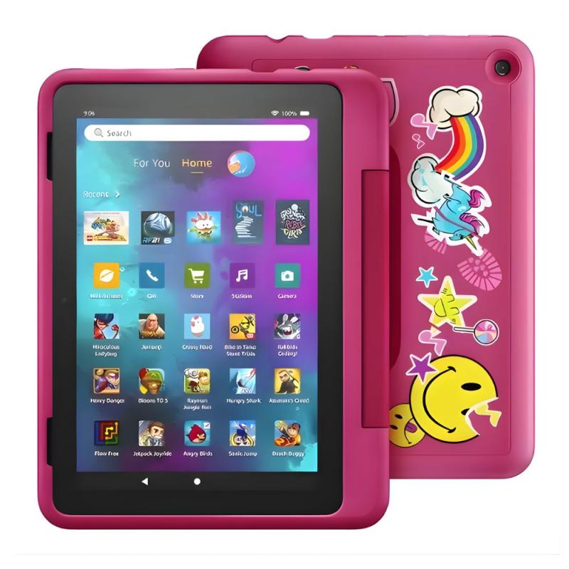 Tablet Amazon Fire Hd 8'' Kids Pro +6 Años 2gb 32gb 12th Gen Rainbow Universe