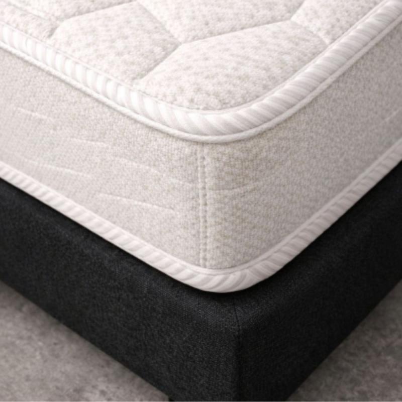 Colchón 1 Plaza Nubiflex Nubiwhite 80x190x20 Espuma Alta Densidad Blanco