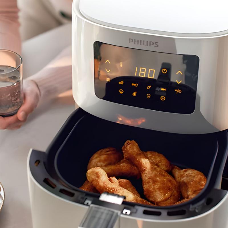 Freidora De Aire Philips Hd9252 Airfryer Digital 1400w 4.1l Blanco