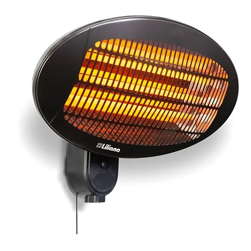 Calefactor Infrarrojo De Pared Liliana CIPAR2000 Cuarzo