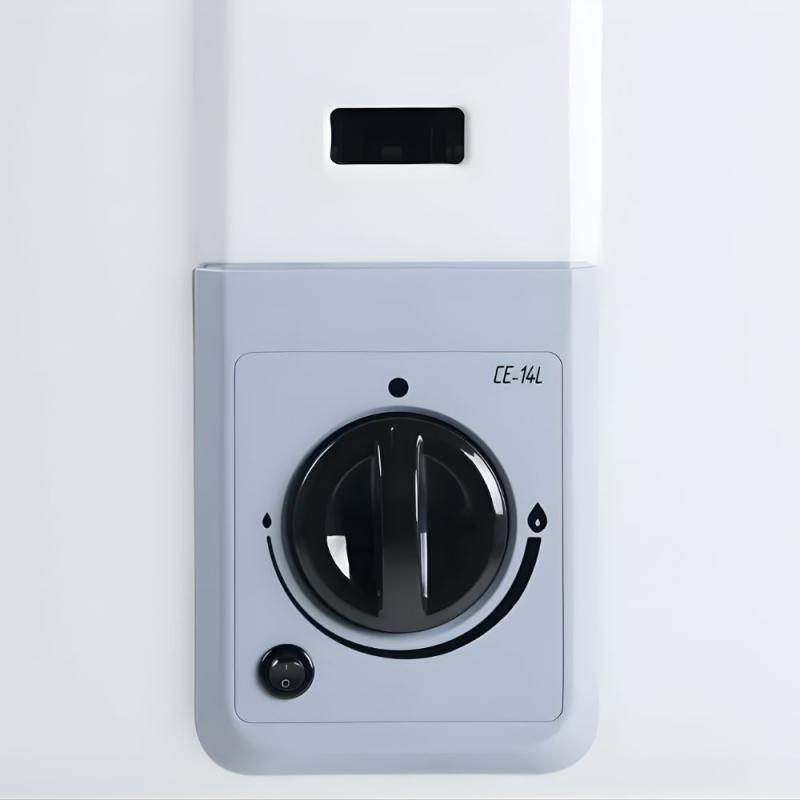 Calefón A Gas Natural Escorial Ce14l 14lts Tiro Natural Blanco