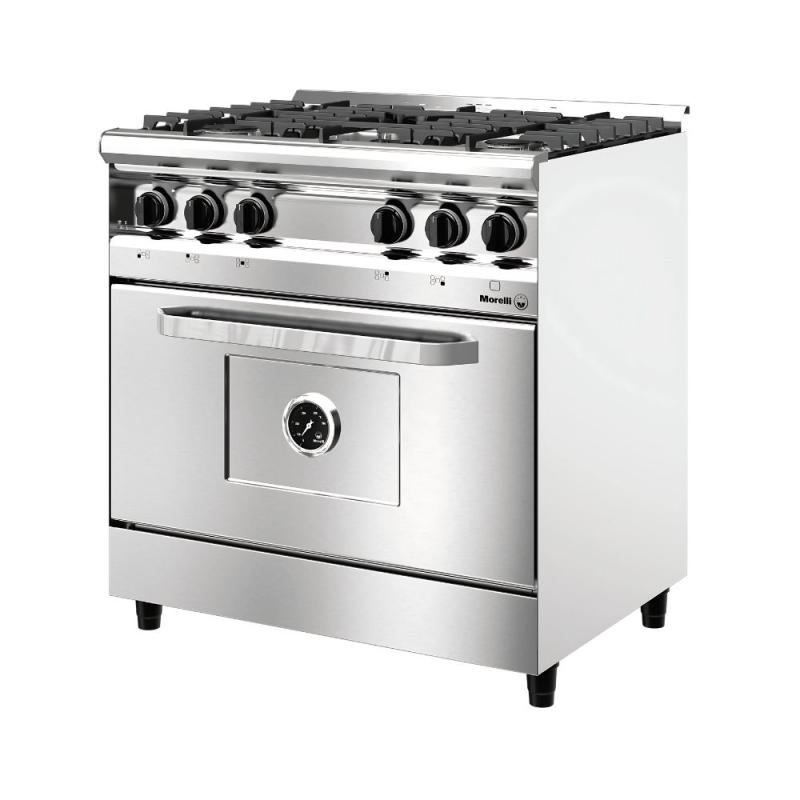 Cocina Industrial Morelli Capri 820 Puerta Ciega 5 Hornallas