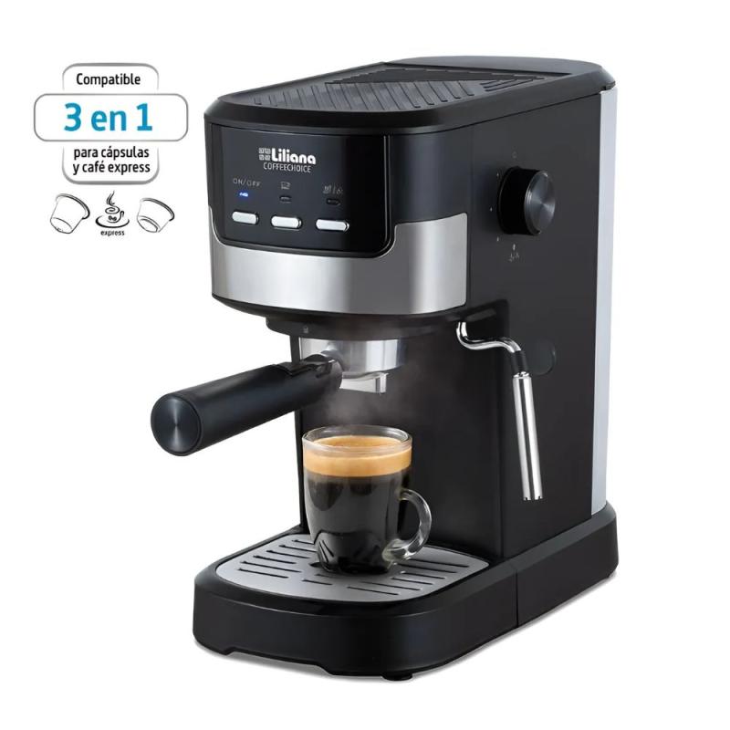 Cafetera Multicapsula Liliana Dual Coffeechoice AC980 20 Bar