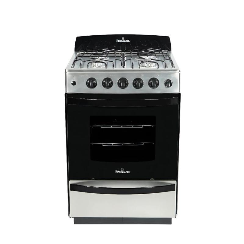 Cocina A Gas Florencia 5538F 56cm Acero Inoxidable