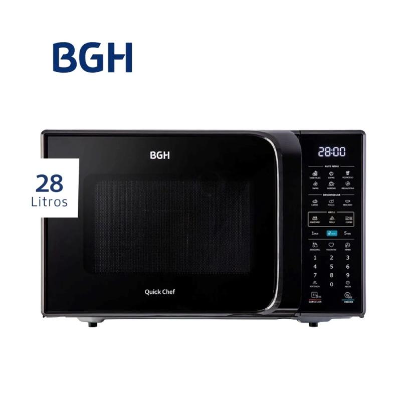 Microondas Bifunción Digital BGH B228DN20 28L Grill 900W