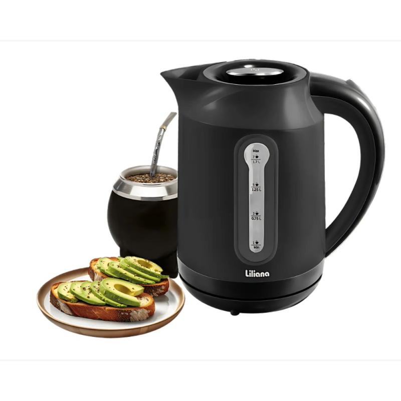 Pava Eléctrica Liliana Powerheat AP925 Negra 1.7L 2200W