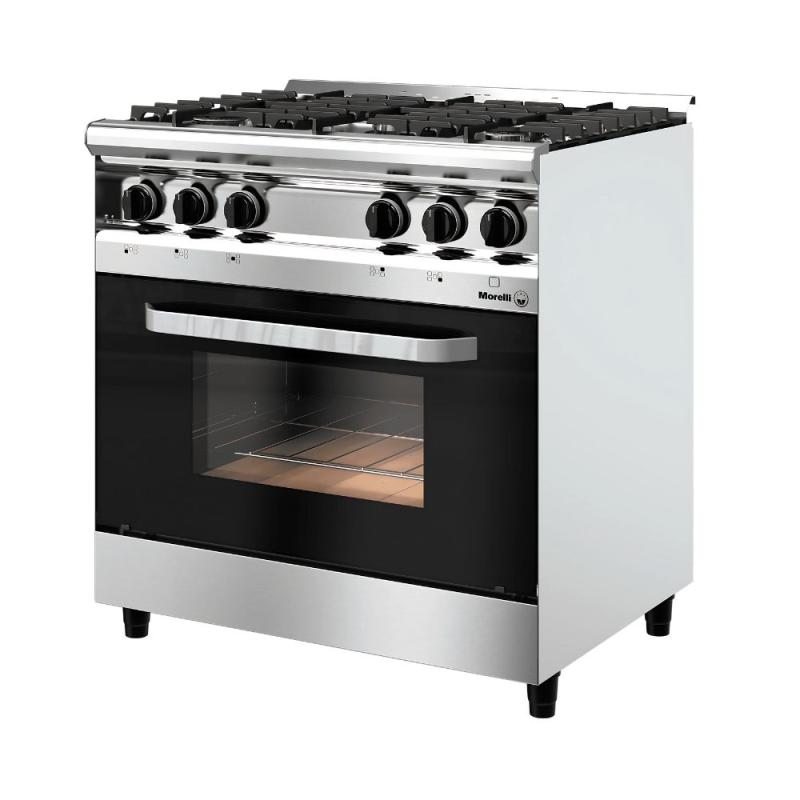 Cocina Industrial Morelli Capri 820 Puerta Visor 5 Hornallas