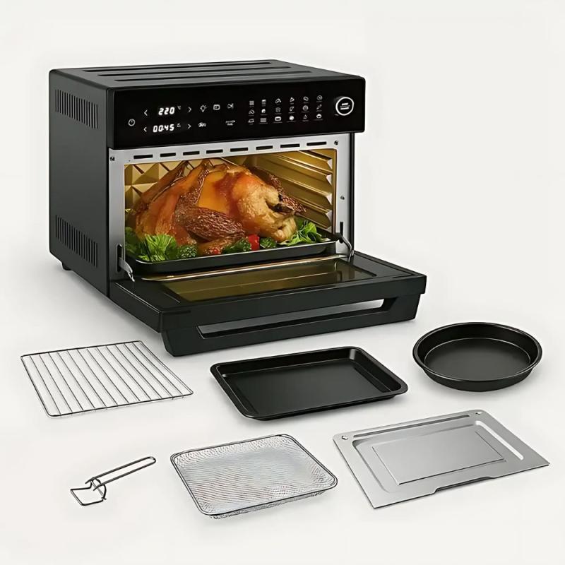 Horno Smart Eléctrico HDC HAF-SO30LBK 30L Con Freidora Aire