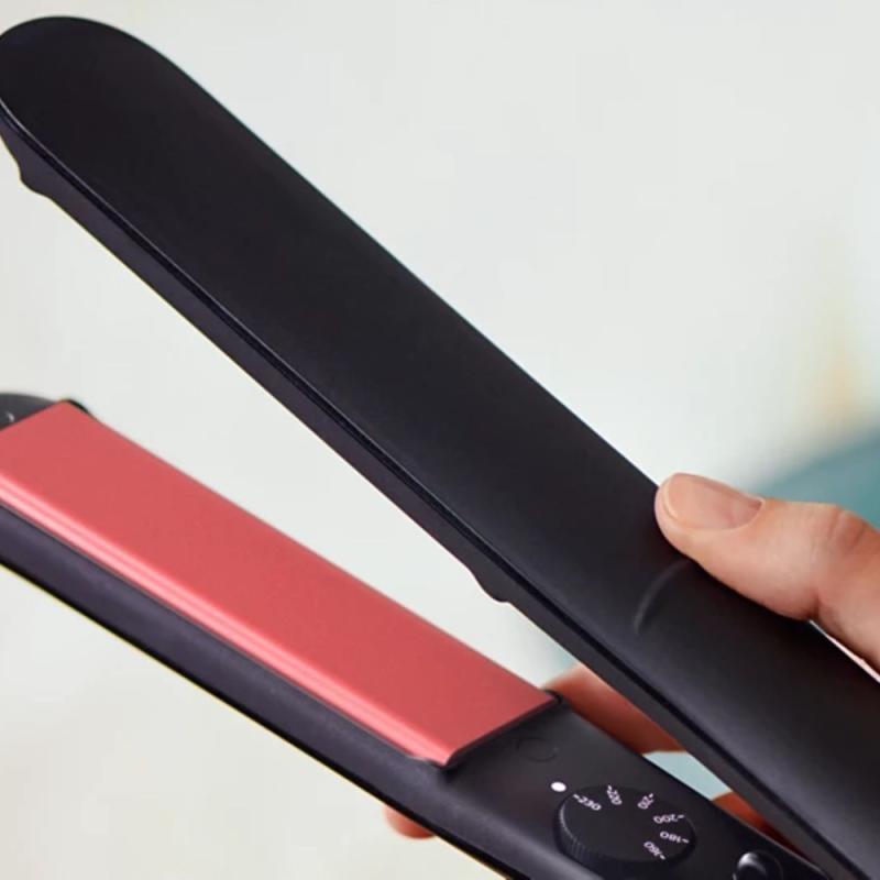 Planchita De Pelo Thermoprotect Bhs376/00 Straight Essential Negro/rosa