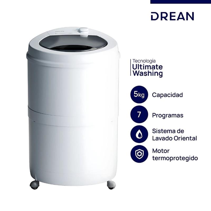 Lavarropas Semi Automático Drean LRDR57SB0 5 Kg Superior
