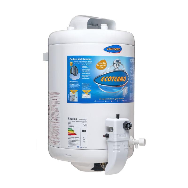 Termotanque A Gas Natural Ecotermo Ep53 51 Lts Superior