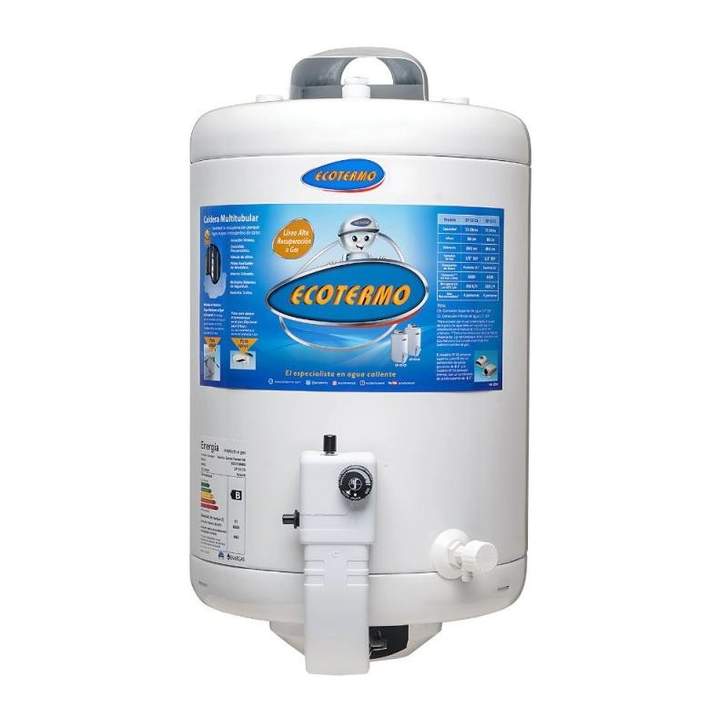 Termotanque A Gas Natural Ecotermo Ep53 51 Lts Superior