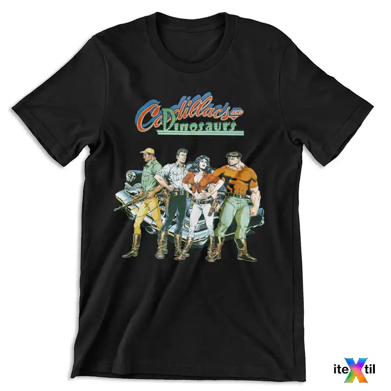 "CADILLACS AND DINOSAURS" - Remera unisex 👕