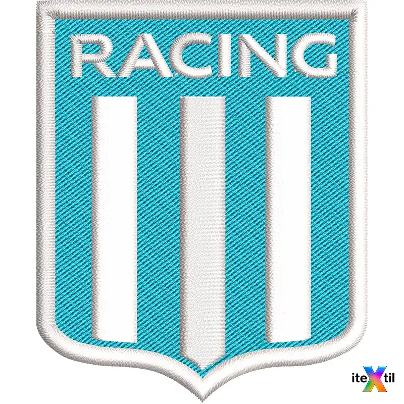 Parche bordado - "RACING" 🧵