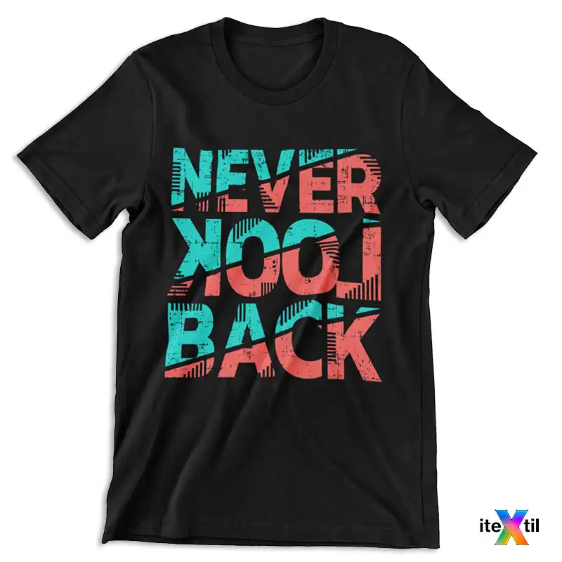 "NEVER LOOK BACK" - Remera Unisex 👕