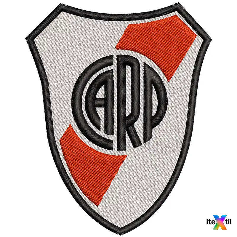 Parche bordado - "RIVER PLATE" 🧵
