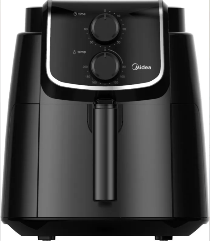 Freidora Electrica Midea Af-m140bar1 Sin Aceite 4 Litros Negro