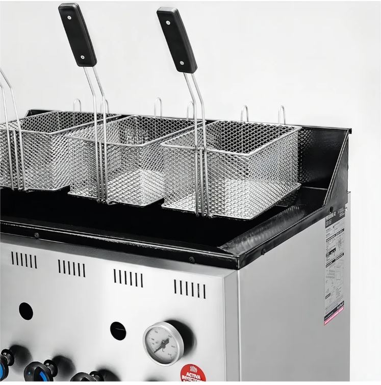 Freidora 42 Litros Sol Real Triple inyección Gas Envasado Mod 057