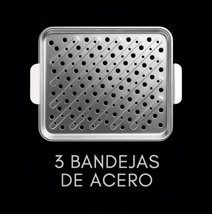 Vaporera Digital Aumax AURA JWS-999AC 800W racks Metalicos