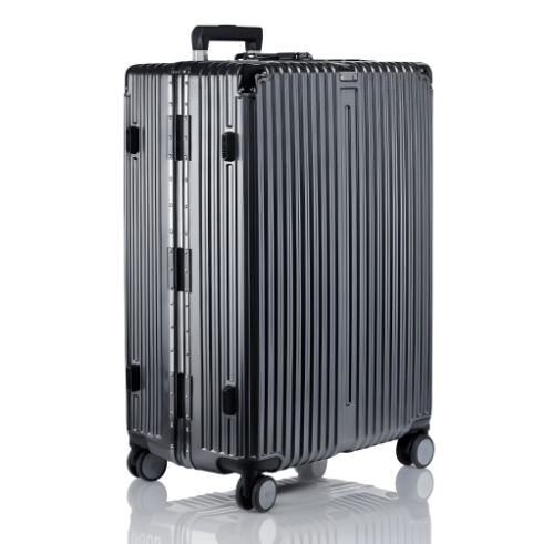 VALIJA AUMAX ALLUMIA GREY / GUNMETAL GRANDE 28" ABS+PC-4024G TSA