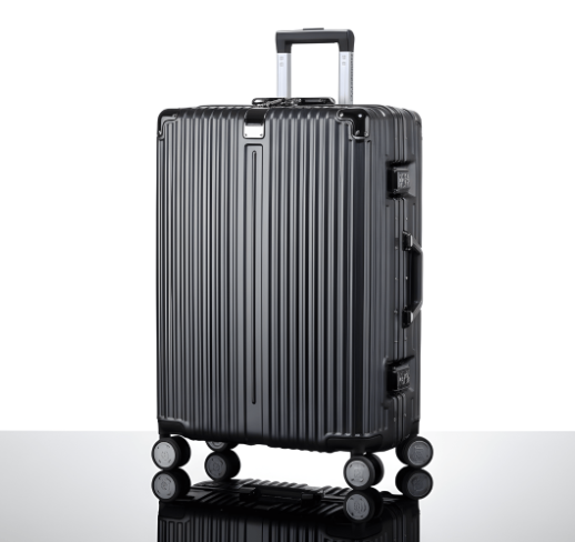 VALIJA AUMAX ALLUMIA GREY / GUNMETAL MEDIANA 24" ABS+PC-4024G TSA