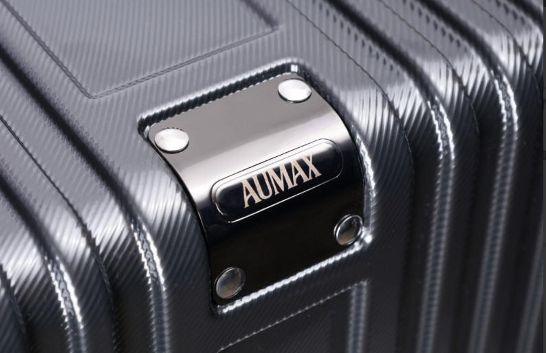 VALIJA AUMAX ALLUMIA GREY / GUNMETAL MEDIANA 24" ABS+PC-4024G TSA