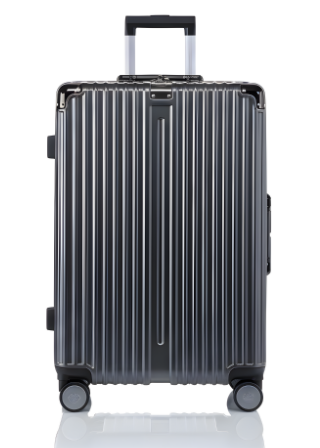 VALIJA AUMAX ALLUMIA GREY / GUNMETAL CABINA 20" ABS+PC-4024G TSA