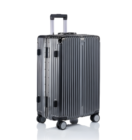 VALIJA AUMAX ALLUMIA GREY / GUNMETAL CABINA 20" ABS+PC-4024G TSA