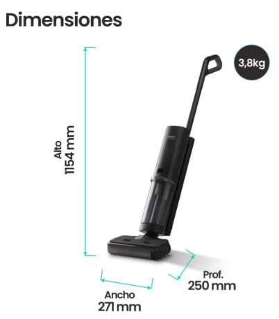 Aspiradora Y Trapeadora Inalámbrica Predicta Philco PHFWT14PI