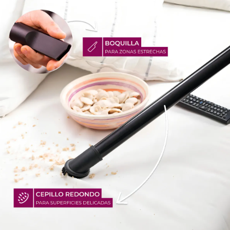 Aspiradora Atma As8913pi 1500W Bolsa Tela 1,5 Lts VIOLETA