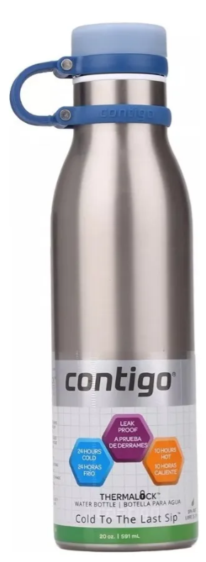 Botella Térmica Acero Inoxidable Contigo Matterhorn Monaco 591 Ml