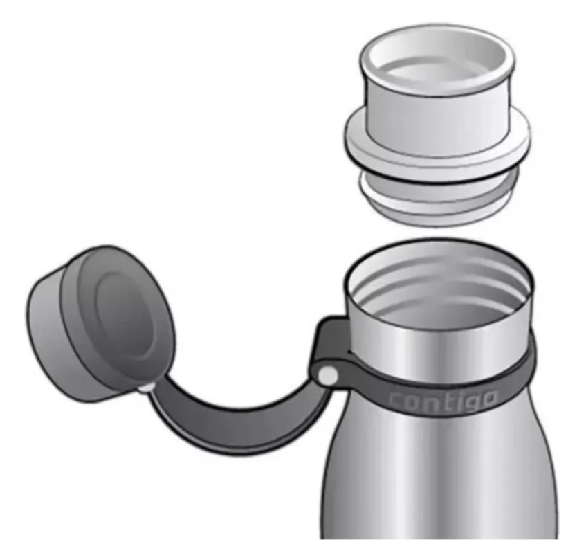 Botella Térmica Acero Inoxidable Contigo Matterhorn Monaco 591 Ml