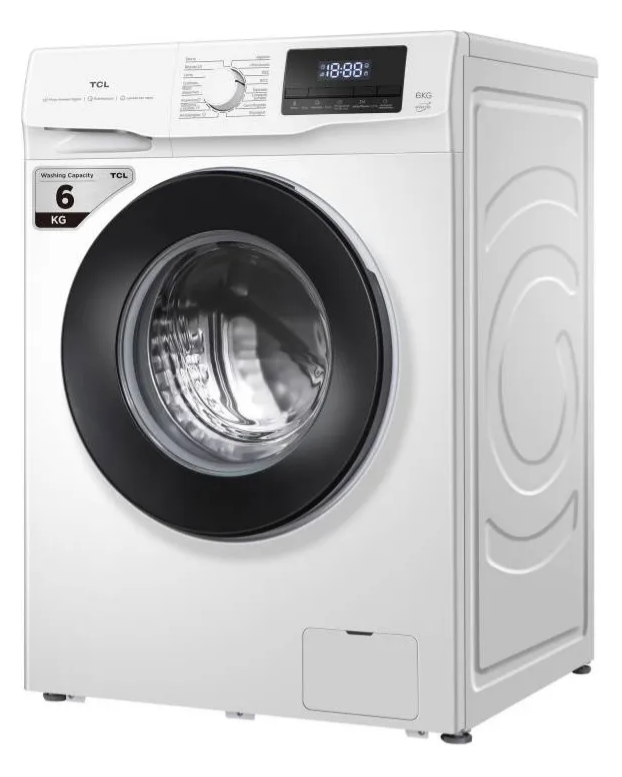 Lavarropas Tcl Inverter P606flw 6 Kilos 1200 Rpm Blanco Blanco